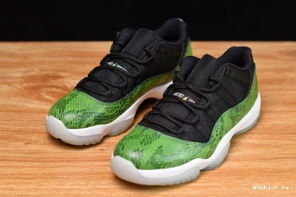 JORDAN 11 SNAKESKIN GREEN RETRO - LOW 1129